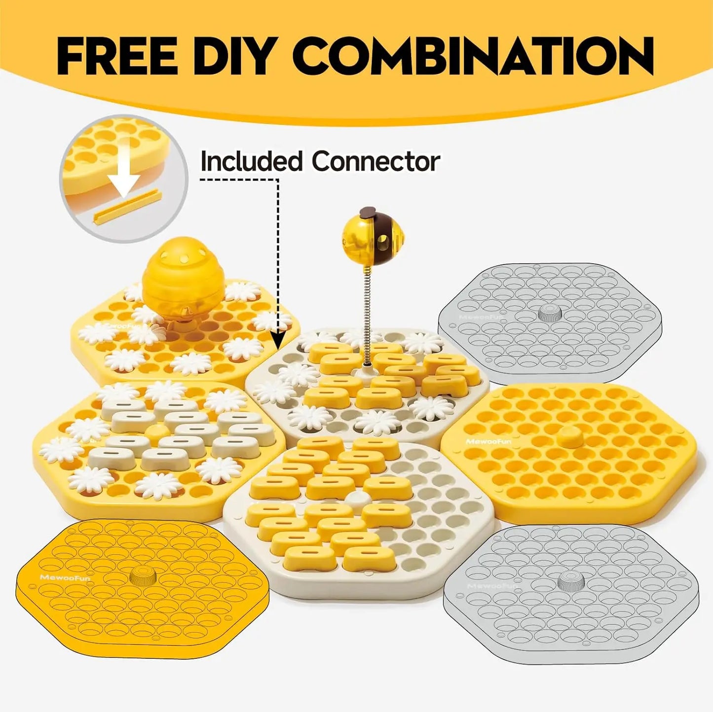 Dog Puzzle Toys Slow Feeder Toy Interactive Puzzle Game Dog Toys for Dogs Cat Puzzle Toys Level 3