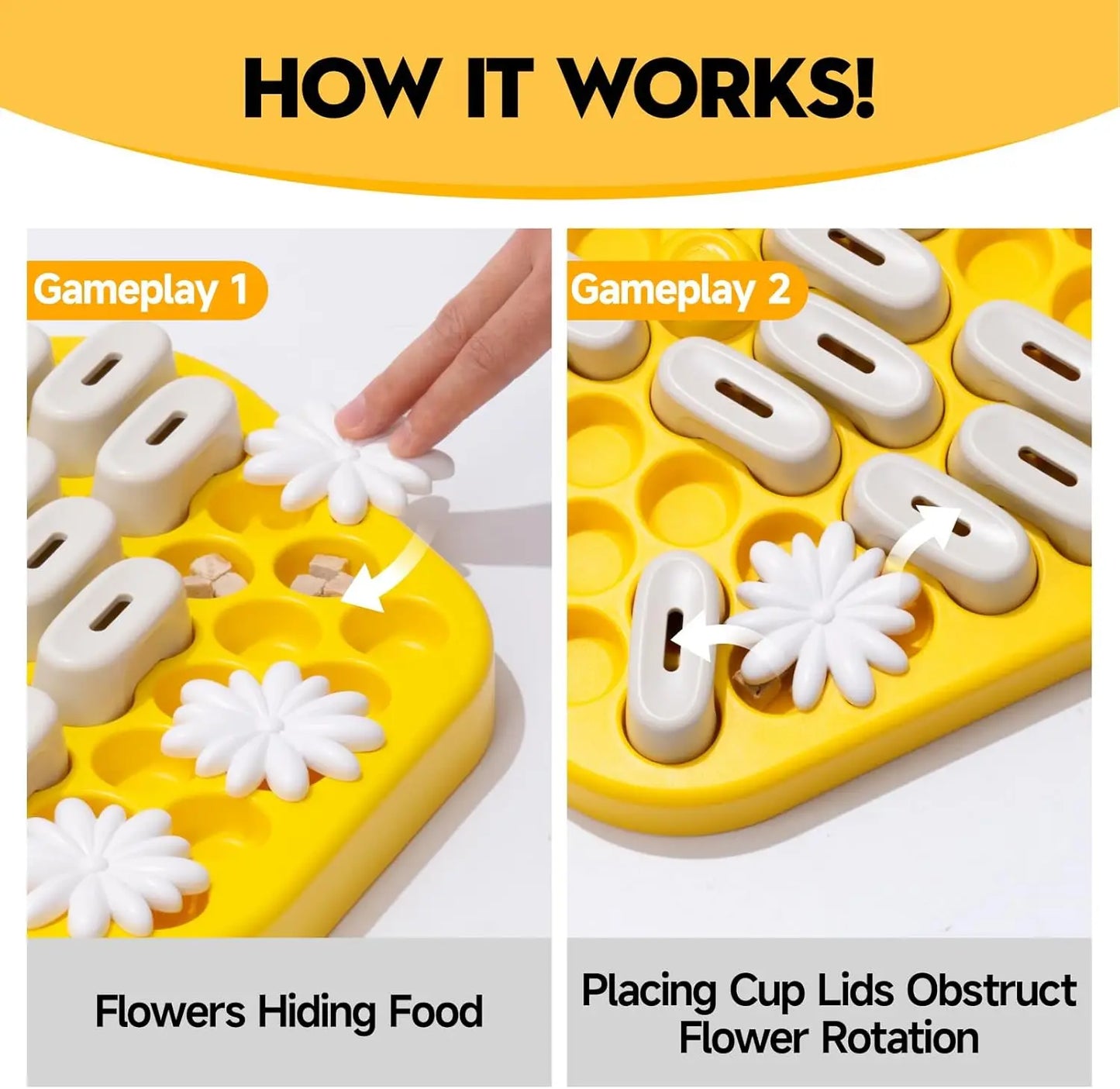 Dog Puzzle Toys Slow Feeder Toy Interactive Puzzle Game Dog Toys for Dogs Cat Puzzle Toys Level 3