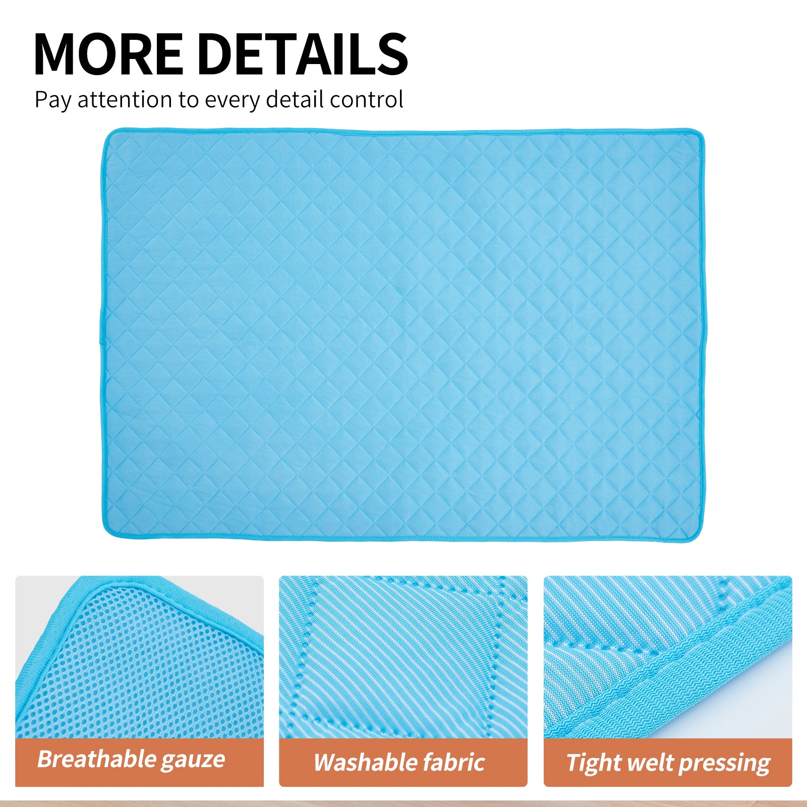 Dog Pillow Pet Summer Cooling Mat and Sleeping Pad Waterproof Pet Cooling Mat for Cat Dog Keep Cooling Supplies Self Cooling Mat