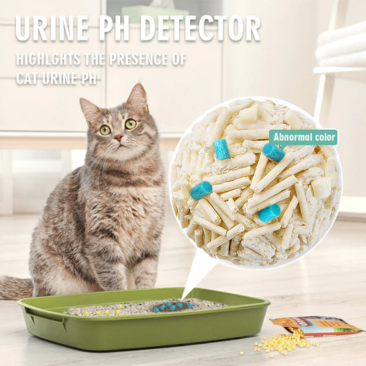 Pet Cat Litter Self Checking Particles