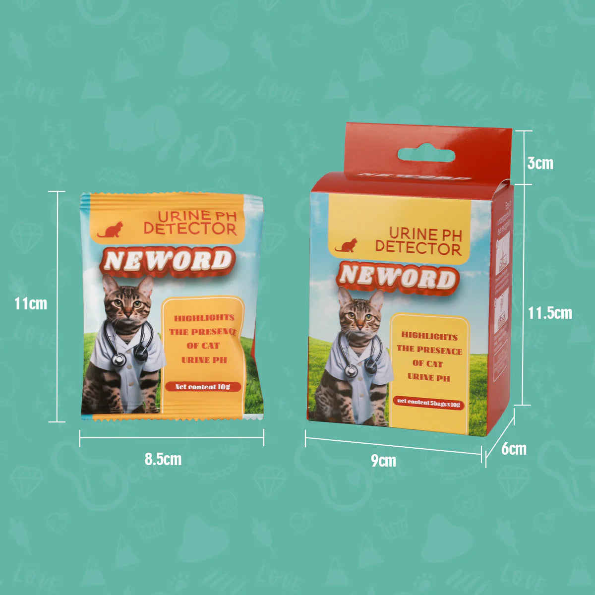 Pet Cat Litter Self Checking Particles